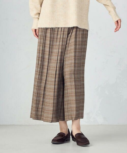COMME CA ISM / コムサイズム その他パンツ | グレンチェック シャーリングパンツ | 詳細14