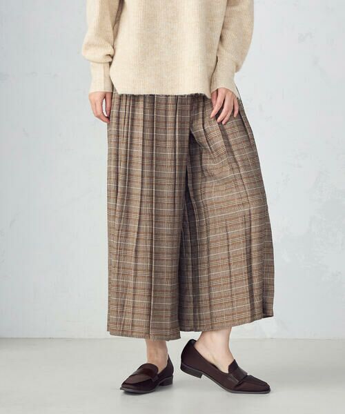 COMME CA ISM / コムサイズム その他パンツ | グレンチェック シャーリングパンツ | 詳細15