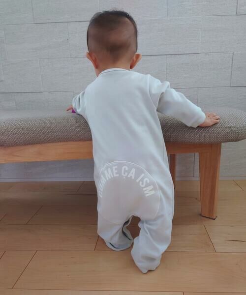 COMME CA ISM / コムサイズム ロンパース | “にっぽんの色” おしりパッチ 長袖ツーウェイオール | 詳細1