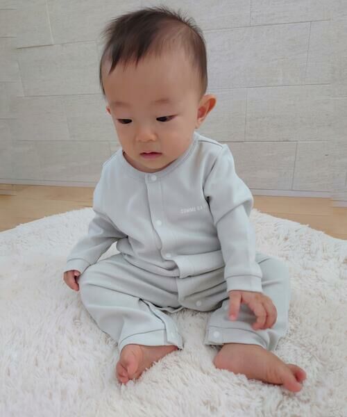 COMME CA ISM / コムサイズム ロンパース | “にっぽんの色” おしりパッチ 長袖ツーウェイオール | 詳細2