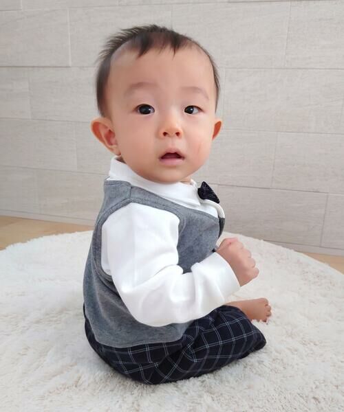 COMME CA ISM / コムサイズム ベビー・キッズグッズ | フェイクレイヤード カバーオール | 詳細2