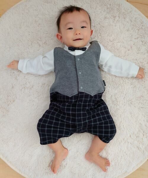 COMME CA ISM / コムサイズム ベビー・キッズグッズ | フェイクレイヤード カバーオール | 詳細3