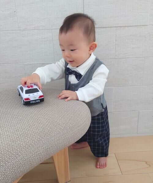 COMME CA ISM / コムサイズム ベビー・キッズグッズ | フェイクレイヤード カバーオール | 詳細4