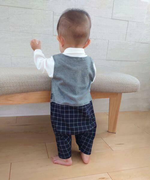 COMME CA ISM / コムサイズム ベビー・キッズグッズ | フェイクレイヤード カバーオール | 詳細5