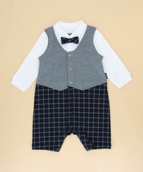 COMME CA ISM / コムサイズム ベビー・キッズグッズ | フェイクレイヤード カバーオール | 詳細6