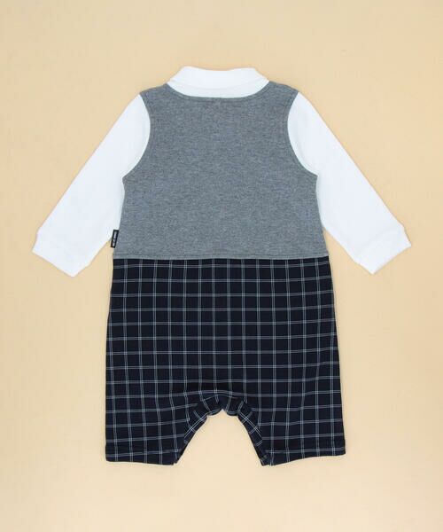 COMME CA ISM / コムサイズム ベビー・キッズグッズ | フェイクレイヤード カバーオール | 詳細7