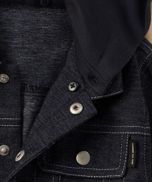 COMME CA ISM / コムサイズム ベビー・キッズグッズ | デニムライクストレッチ フード付き ブルゾン(ベビーサイズ) | 詳細5