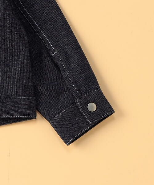 COMME CA ISM / コムサイズム ベビー・キッズグッズ | デニムライクストレッチ フード付き ブルゾン(ベビーサイズ) | 詳細8