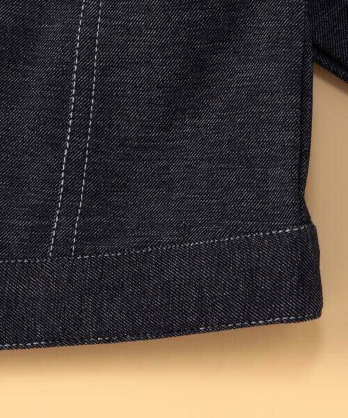 COMME CA ISM / コムサイズム ベビー・キッズグッズ | デニムライクストレッチ フード付き ブルゾン(ベビーサイズ) | 詳細9