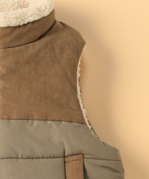 COMME CA ISM / コムサイズム ベビー・キッズグッズ | 【リバーシブル】中綿ベスト(ベビーサイズ) | 詳細8