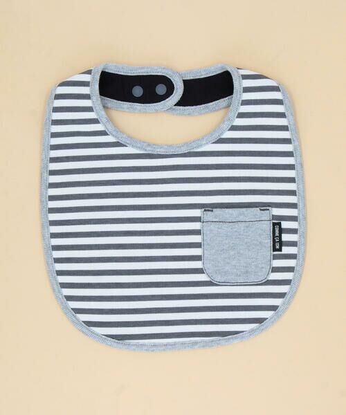 COMME CA ISM / コムサイズム スタイ・ビブ | 【リバーシブル】サークルプリント スタイ | 詳細3