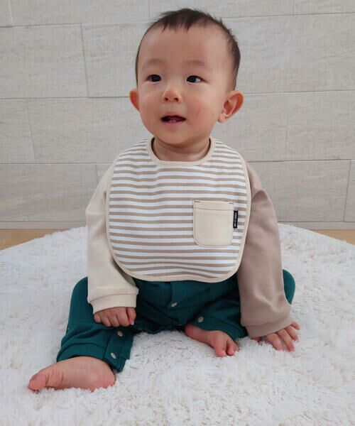 COMME CA ISM / コムサイズム スタイ・ビブ | 【リバーシブル】サークルプリント スタイ | 詳細11