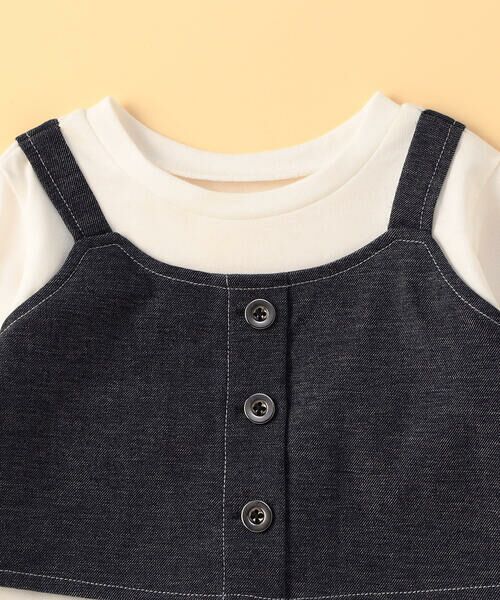 COMME CA ISM / コムサイズム ベビー・キッズグッズ | ビスチェドッキングTシャツ(ベビーサイズ) | 詳細2