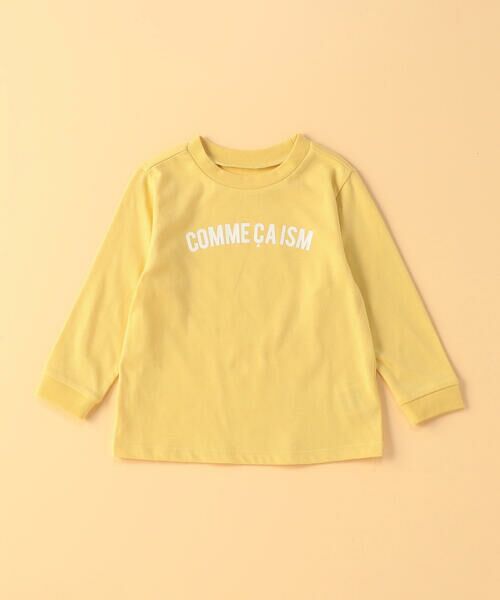 COMME CA ISM / コムサイズム ベビー・キッズグッズ | “にっぽんの色”長袖 Tシャツ(ベビーサイズ)(蒸栗色(イエロー))