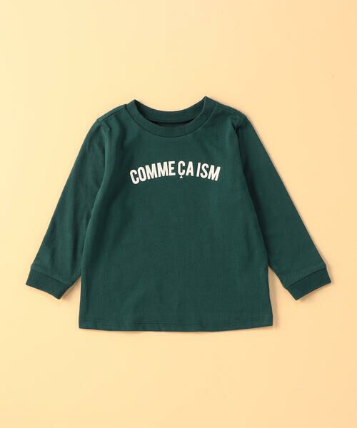 COMME CA ISM/コムサイズム "にっぽんの色"長袖 Tシャツ(ベビーサイズ) 藍海松茶色(グリーン) 80〜90cm COMME CA ISM/コムサイズム "にっぽんの色"長袖 Tシャツ(ベビーサイズ) 藍海松茶色(グリーン) 80〜90cm