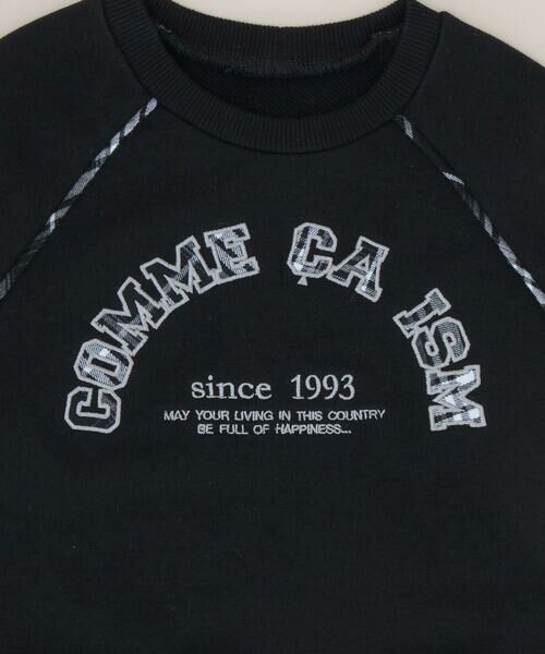 COMME CA ISM / コムサイズム ベビー・キッズグッズ | チェック ロゴトレーナー(ベビーサイズ) | 詳細5