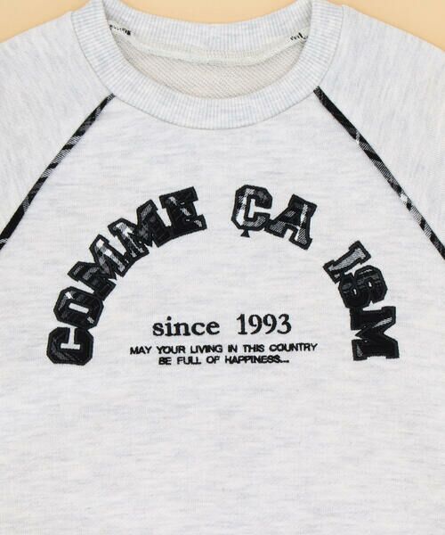 COMME CA ISM / コムサイズム ベビー・キッズグッズ | チェック ロゴトレーナー(ベビーサイズ) | 詳細6