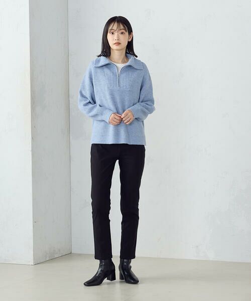 COMME CA ISM / コムサイズム その他パンツ | 【美しいベーシックパンツ】裏起毛 ハイテンションパンツ | 詳細2