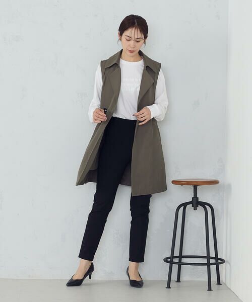 COMME CA ISM / コムサイズム その他パンツ | 【美しいベーシックパンツ】裏起毛 ハイテンションパンツ | 詳細5