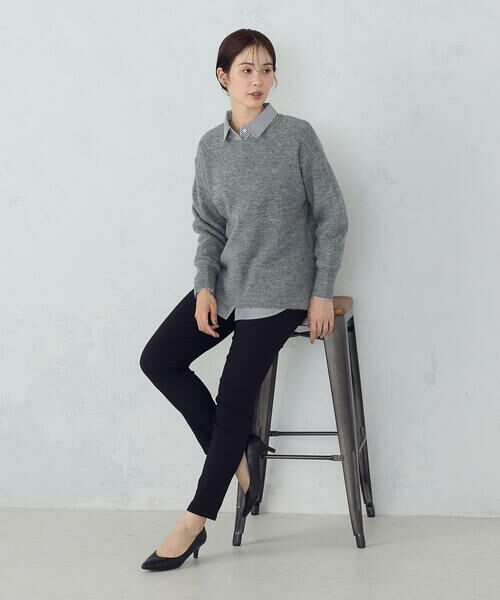 COMME CA ISM / コムサイズム その他パンツ | 【美しいベーシックパンツ】裏起毛 ハイテンションパンツ | 詳細6