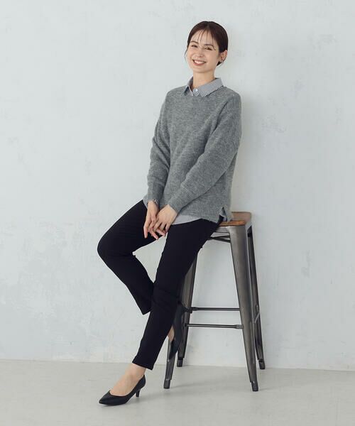 COMME CA ISM / コムサイズム その他パンツ | 【美しいベーシックパンツ】裏起毛 ハイテンションパンツ | 詳細8