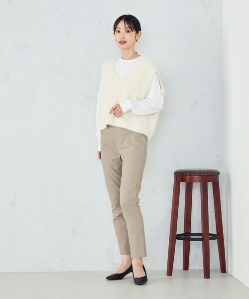 COMME CA ISM / コムサイズム その他パンツ | 【美しいベーシックパンツ】裏起毛 ハイテンションパンツ | 詳細12