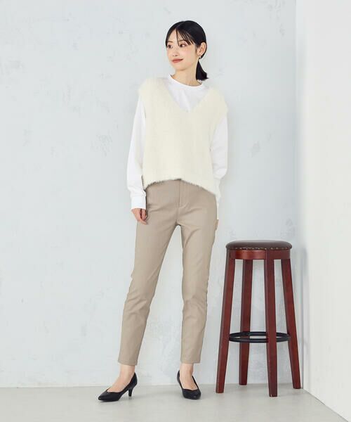 COMME CA ISM / コムサイズム その他パンツ | 【美しいベーシックパンツ】裏起毛 ハイテンションパンツ | 詳細13