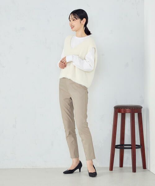 COMME CA ISM / コムサイズム その他パンツ | 【美しいベーシックパンツ】裏起毛 ハイテンションパンツ | 詳細14