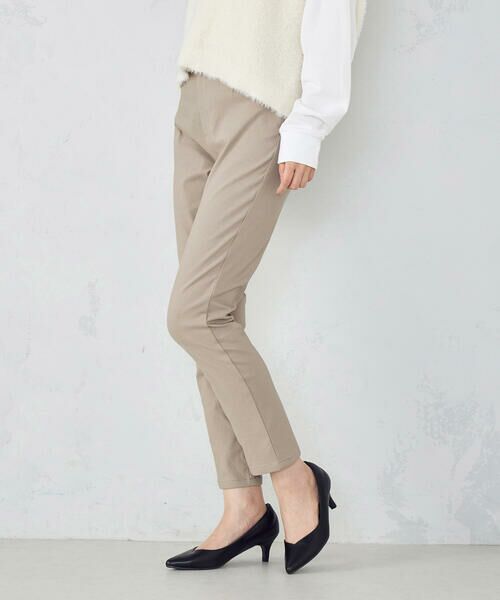 COMME CA ISM / コムサイズム その他パンツ | 【美しいベーシックパンツ】裏起毛 ハイテンションパンツ | 詳細17