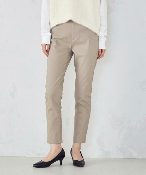 COMME CA ISM / コムサイズム その他パンツ | 【美しいベーシックパンツ】裏起毛 ハイテンションパンツ | 詳細18