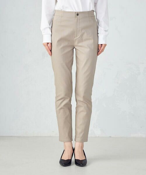 COMME CA ISM / コムサイズム その他パンツ | 【美しいベーシックパンツ】裏起毛 ハイテンションパンツ | 詳細18