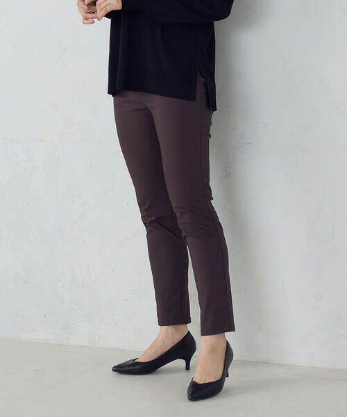COMME CA ISM / コムサイズム その他パンツ | 【美しいベーシックパンツ】裏起毛 ハイテンションパンツ | 詳細24
