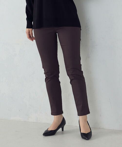 COMME CA ISM / コムサイズム その他パンツ | 【美しいベーシックパンツ】裏起毛 ハイテンションパンツ | 詳細25