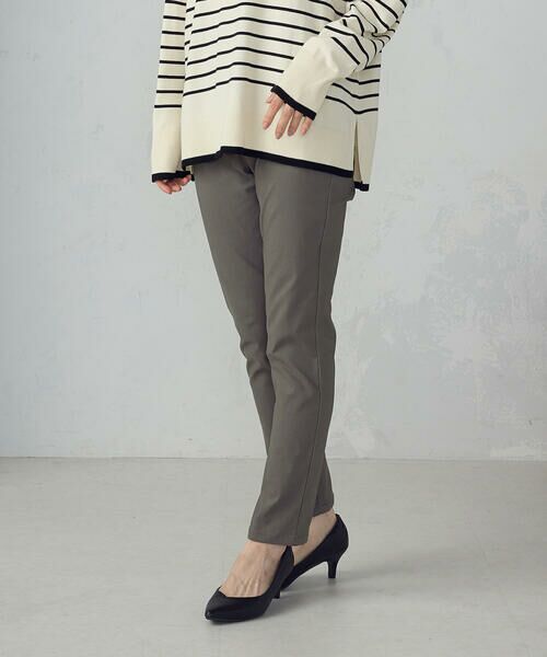 COMME CA ISM / コムサイズム その他パンツ | 【美しいベーシックパンツ】裏起毛 ハイテンションパンツ | 詳細30