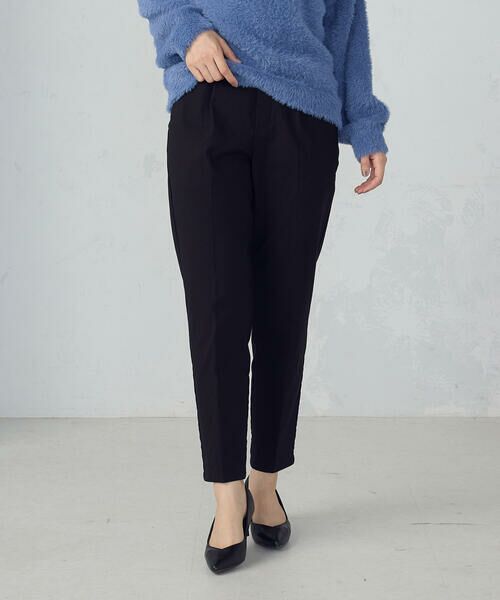 COMME CA ISM / コムサイズム その他パンツ | 【美しいベーシックパンツ】裏起毛 カルゼ テーパードパンツ | 詳細3