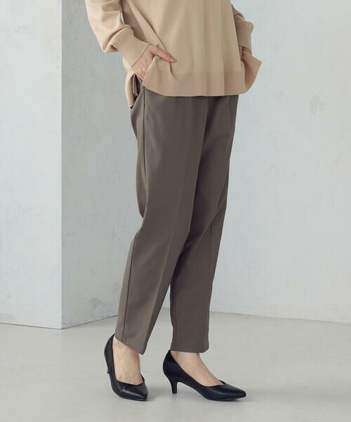 COMME CA ISM / コムサイズム その他パンツ | 【美しいベーシックパンツ】裏起毛 カルゼ テーパードパンツ | 詳細17