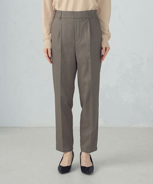COMME CA ISM / コムサイズム その他パンツ | 【美しいベーシックパンツ】裏起毛 カルゼ テーパードパンツ | 詳細19