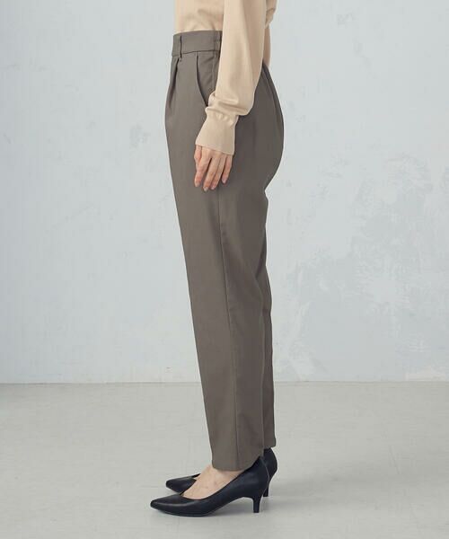 COMME CA ISM / コムサイズム その他パンツ | 【美しいベーシックパンツ】裏起毛 カルゼ テーパードパンツ | 詳細20