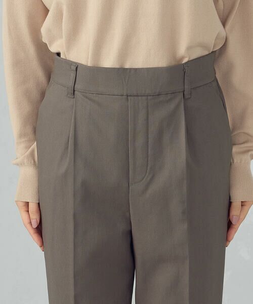 COMME CA ISM / コムサイズム その他パンツ | 【美しいベーシックパンツ】裏起毛 カルゼ テーパードパンツ | 詳細22