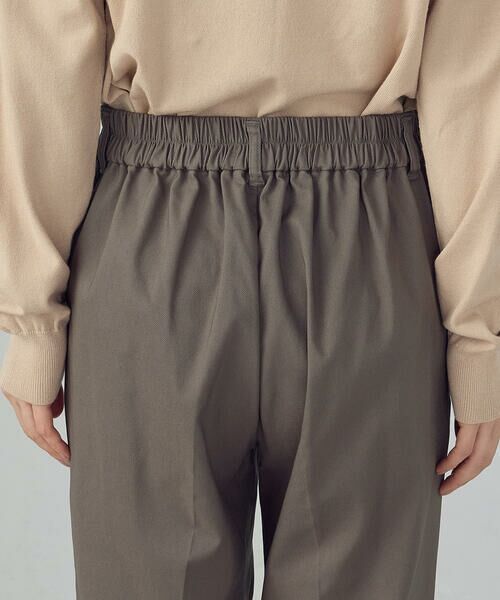 COMME CA ISM / コムサイズム その他パンツ | 【美しいベーシックパンツ】裏起毛 カルゼ テーパードパンツ | 詳細23