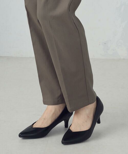 COMME CA ISM / コムサイズム その他パンツ | 【美しいベーシックパンツ】裏起毛 カルゼ テーパードパンツ | 詳細25