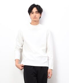COMME CA ISM / コムサイズム Tシャツ | 抗菌加工 スムース モックネックＴシャツ