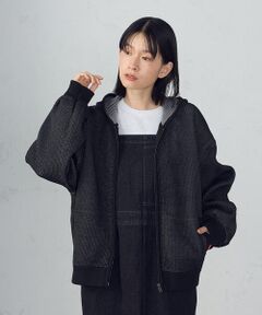 COMME CA ISM / コムサイズム ブルゾン | スポンディッシュニットブルゾン