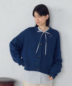 COMME CA ISM / コムサイズム カーディガン・ボレロ | ミックスヤーンニットカーディガン