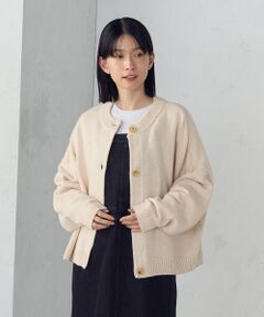 COMME CA ISM / コムサイズム カーディガン・ボレロ | ミックスヤーンニットカーディガン