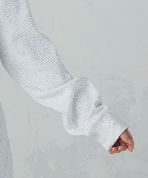 COMME CA ISM / コムサイズム カットソー | ワッフルプルオーバー | 詳細13