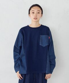 COMME CA ISM / コムサイズム スウェット | 布帛切替トレーナー