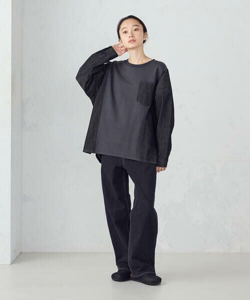 COMME CA ISM / コムサイズム スウェット | 布帛切替トレーナー | 詳細2
