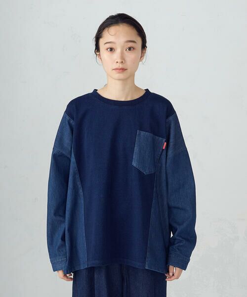 COMME CA ISM / コムサイズム スウェット | 布帛切替トレーナー | 詳細12