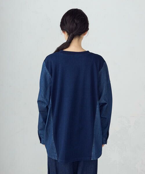 COMME CA ISM / コムサイズム スウェット | 布帛切替トレーナー | 詳細14